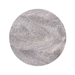 en Vogue on-the-rocks silver and pearly white micro-foils glitter gel polish for professional nails and extensions swatch
