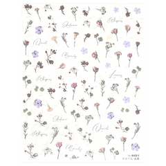Pasties - Flower with Gold Stems