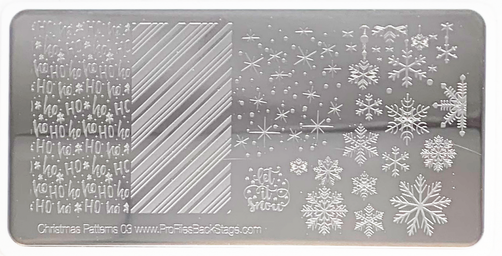 Christmas Patterns - EASY! - Profiles Mini Stamping Plate Main image