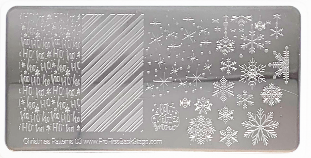 Christmas Patterns - EASY! - Profiles Mini Stamping Plate