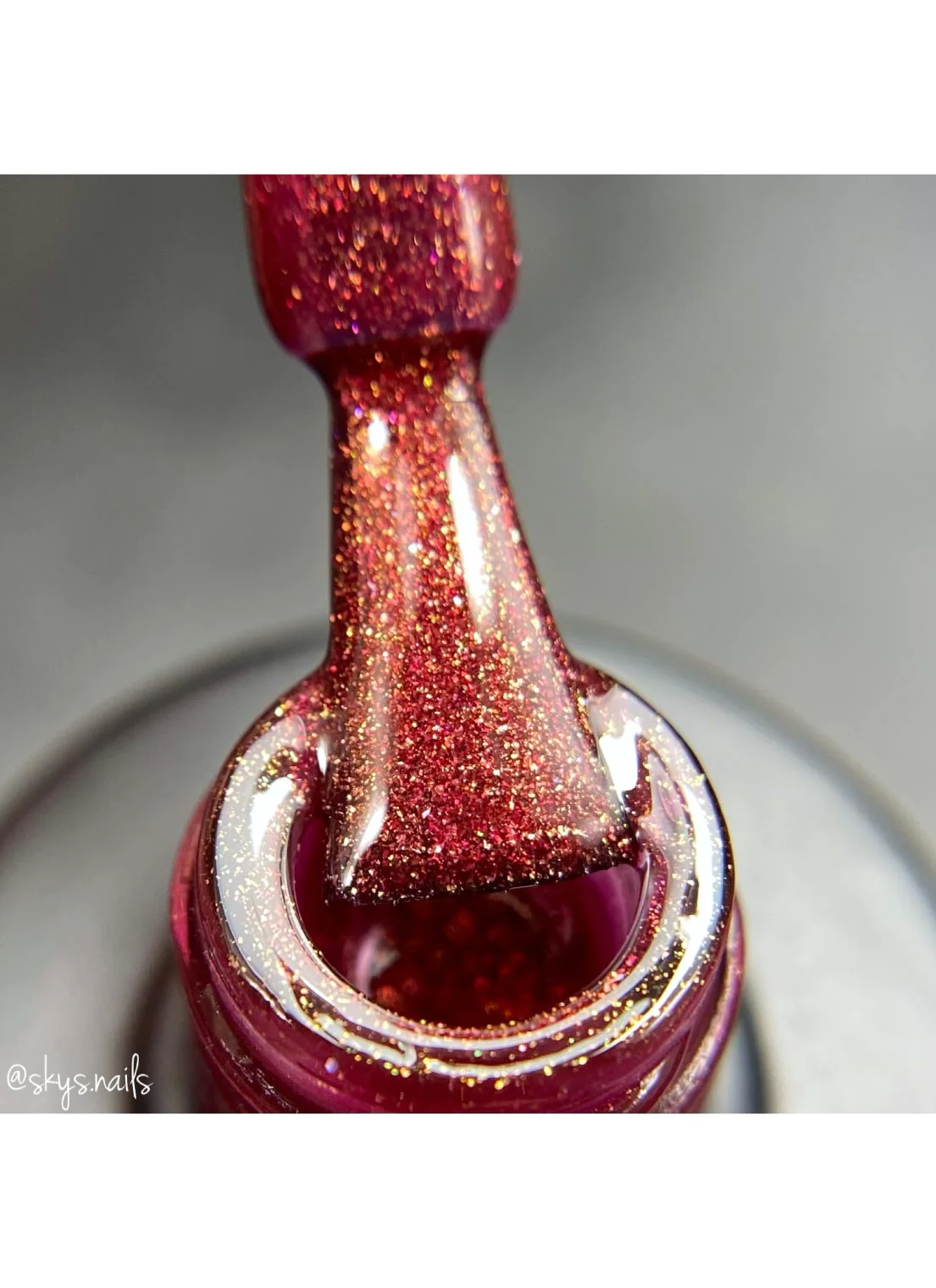 You had me at Merlot! - Glitter Gel Polish - Uber Chic 12ml Secondary image