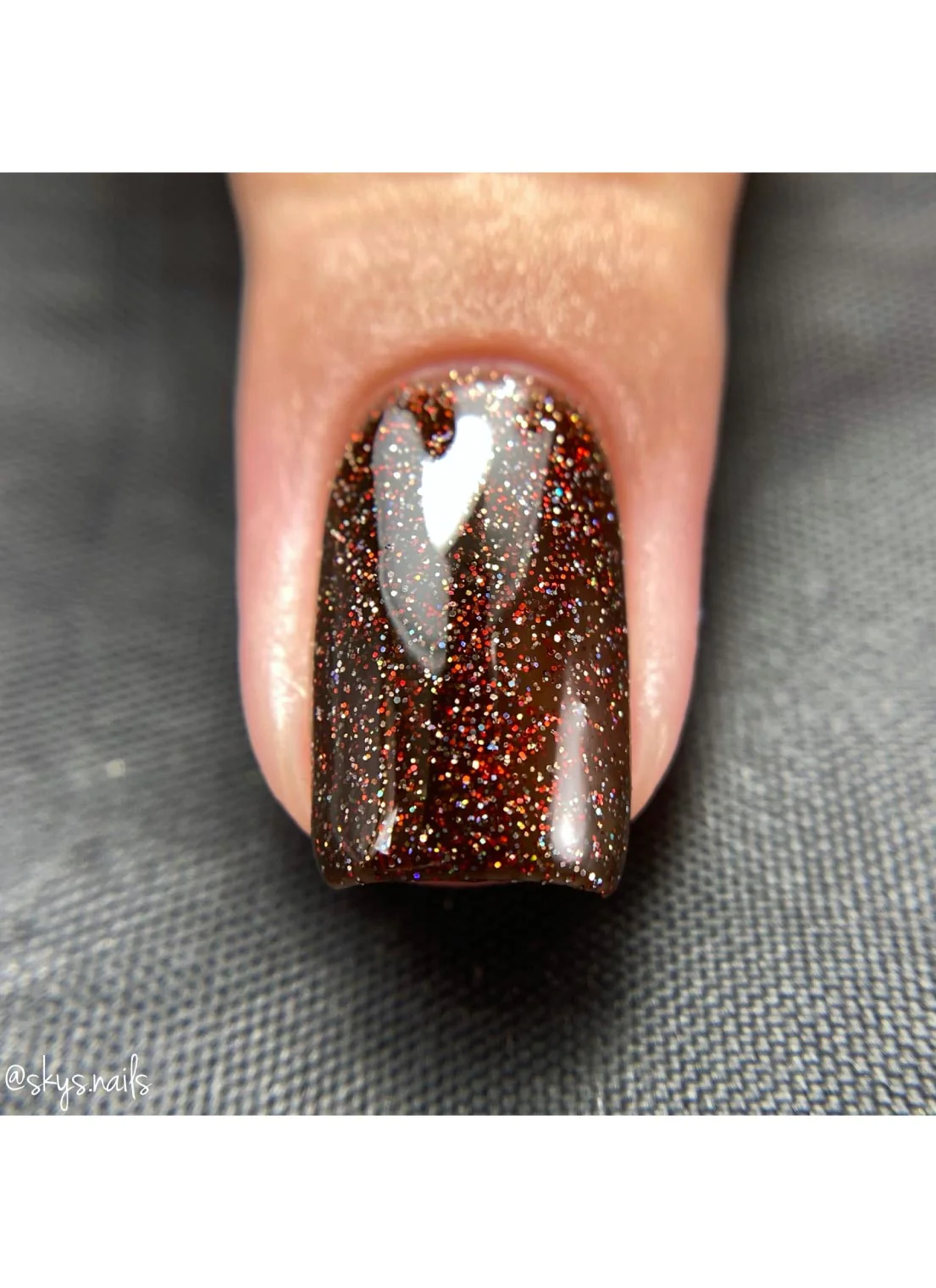 Wake Me Up Before You Cocoa - Glitter Gel Polish - Uber Chic 12ml