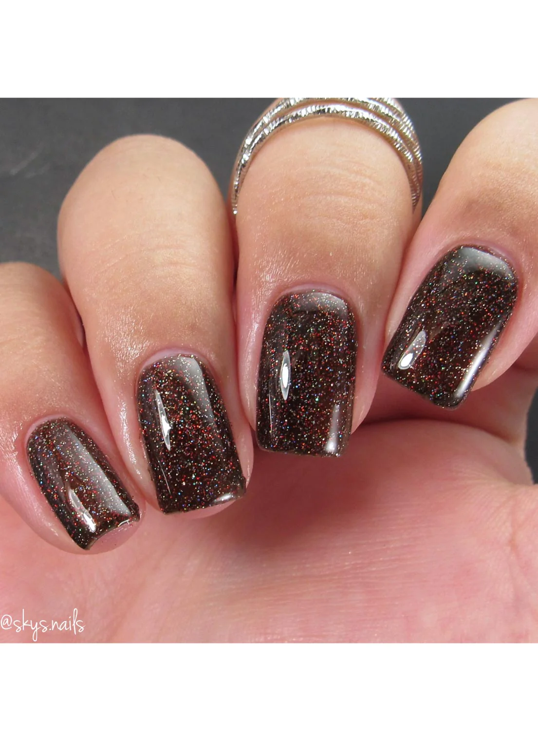 Wake Me Up Before You Cocoa - Glitter Gel Polish - Uber Chic 12ml