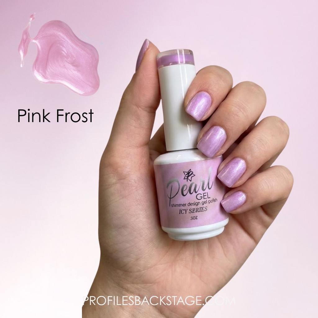 ICY Series Pearl Gel Polish  (Glacier, Pink Frost, Seafoam)