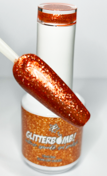 Glitter Bomb Gel Polish!  Pumpkin Main image