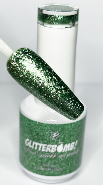 Glitter Bomb  Gel Polish- Sage Main image