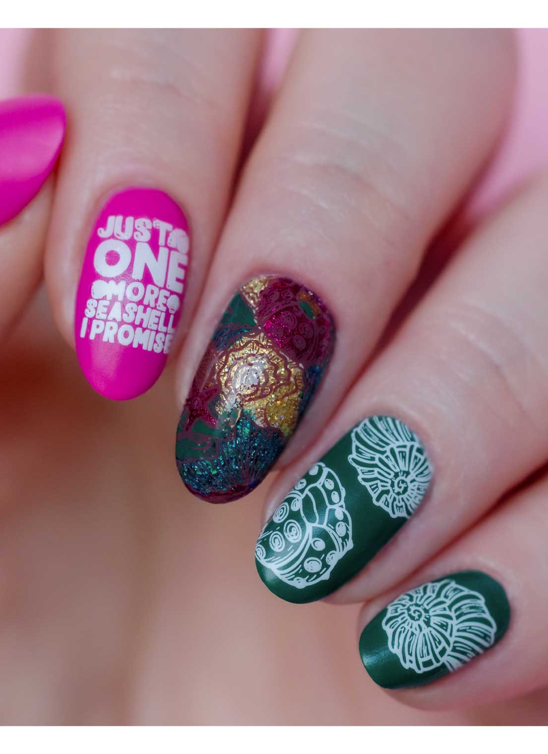 Seashells & Sunshine - Uber Chic Stamping Plate