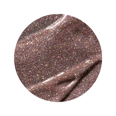 en Vogue spellbound pink champagne glitter gel polish for professional nails and extensions swatch