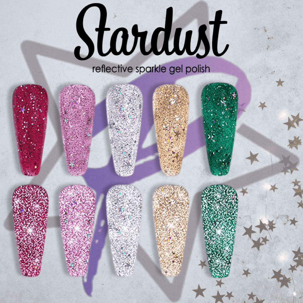 Stardust Gel Polish - Ruby