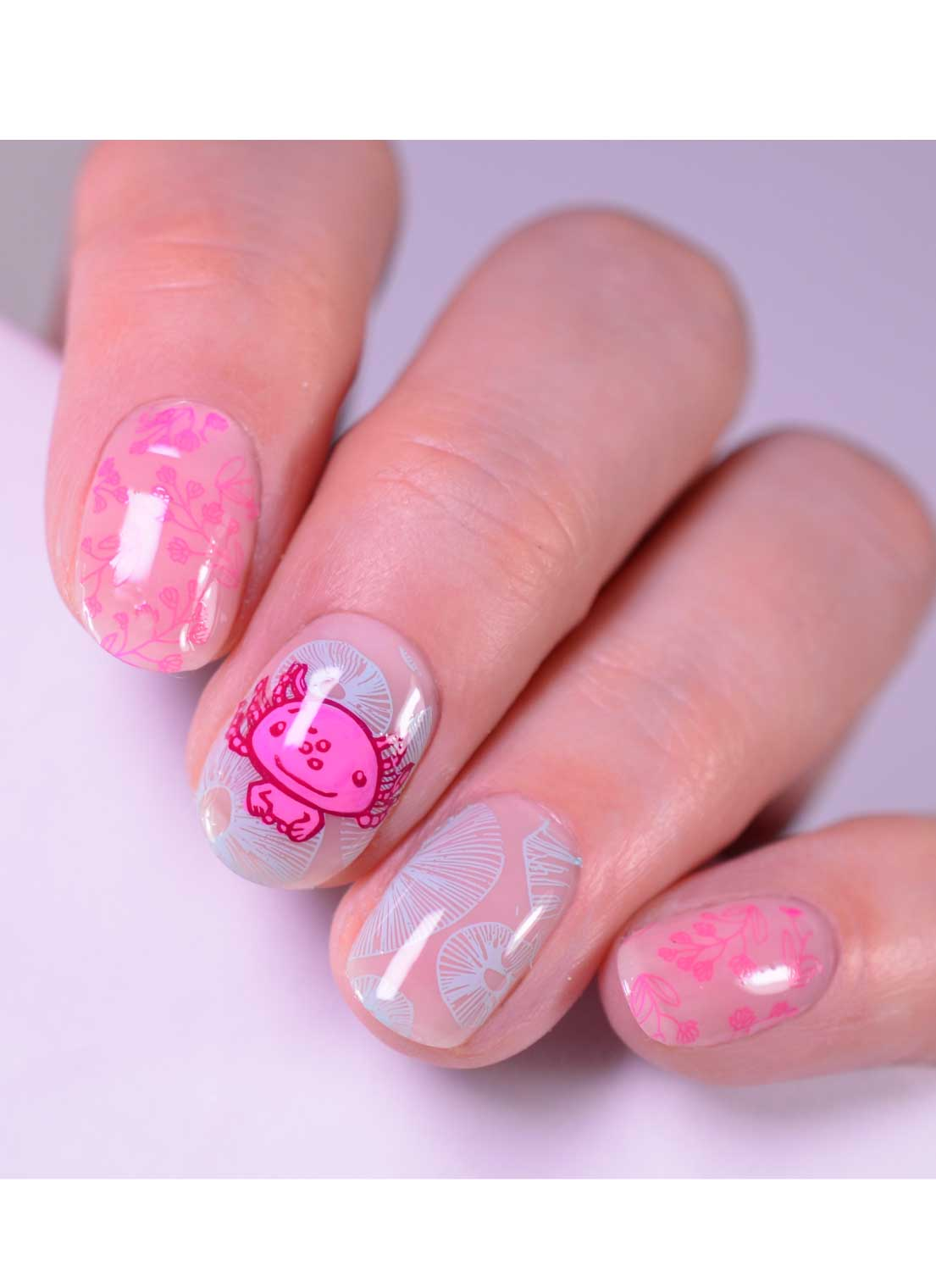 Tiny Little Animals -01 - Uber Chic Stamping Plate
