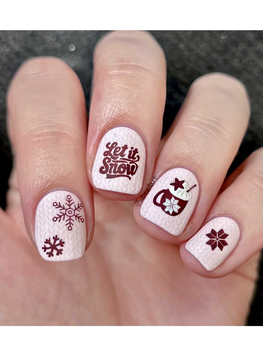 Ski Season - Uber Chic Stamping Plate