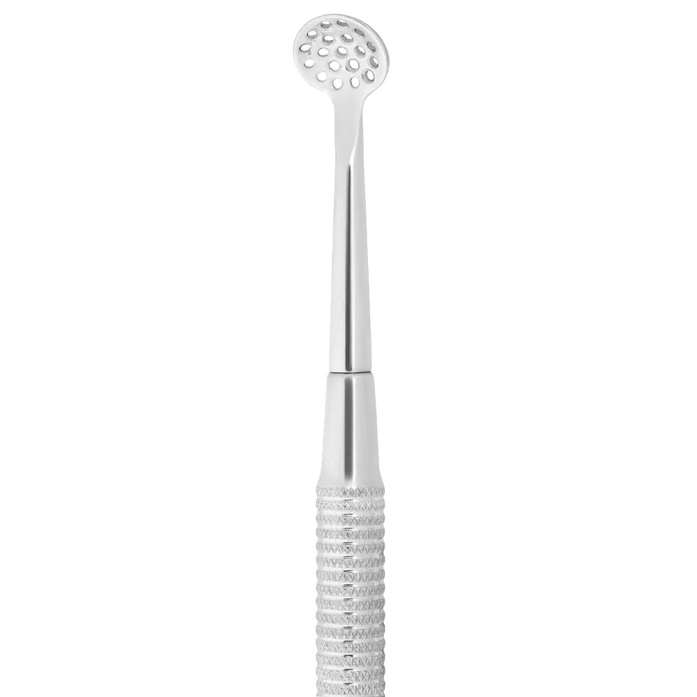 Staleks Pro Expert 20 Type 2 Blackhead Remover Tool Double-Ended Spoon Uno+ Round 19 Holes ZE-20/2