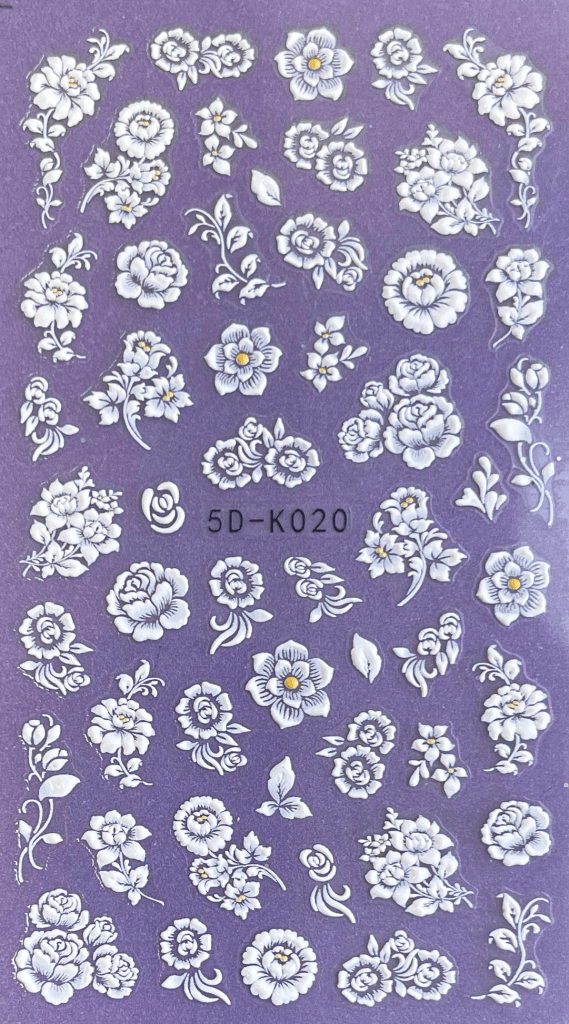Textured Decals - Flowers # K 020 Main image