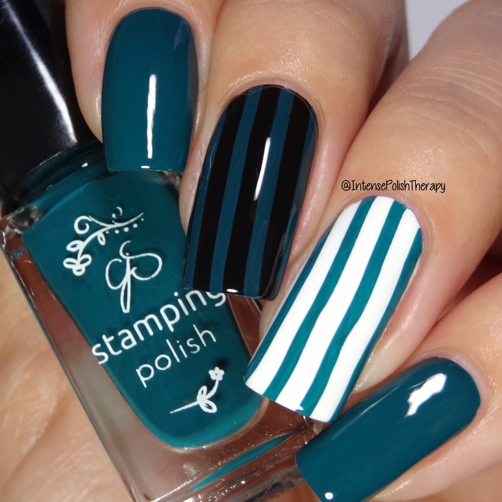 #39 Teal or no Deal Stamping Polish Main image