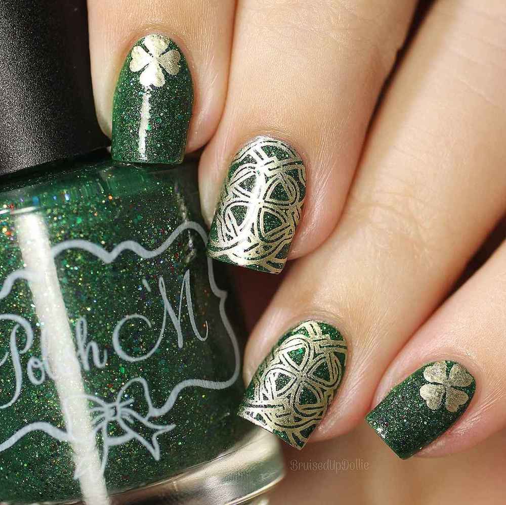 St Patrick's Day 1 - Uber Chic Mini Stamping Plate
