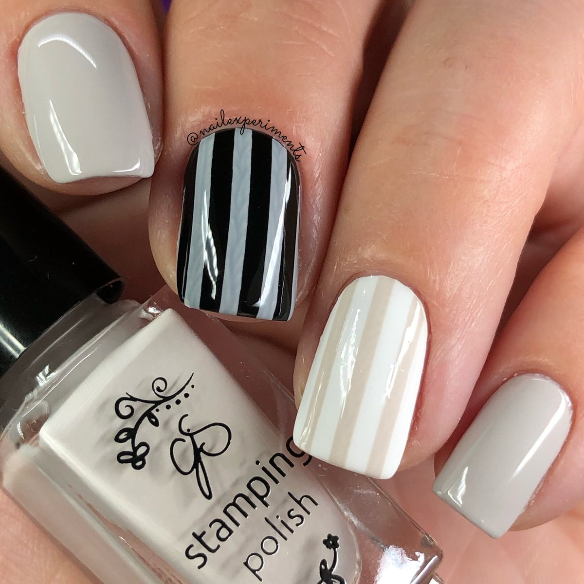 #107 - Ice Grey Stamping Polish