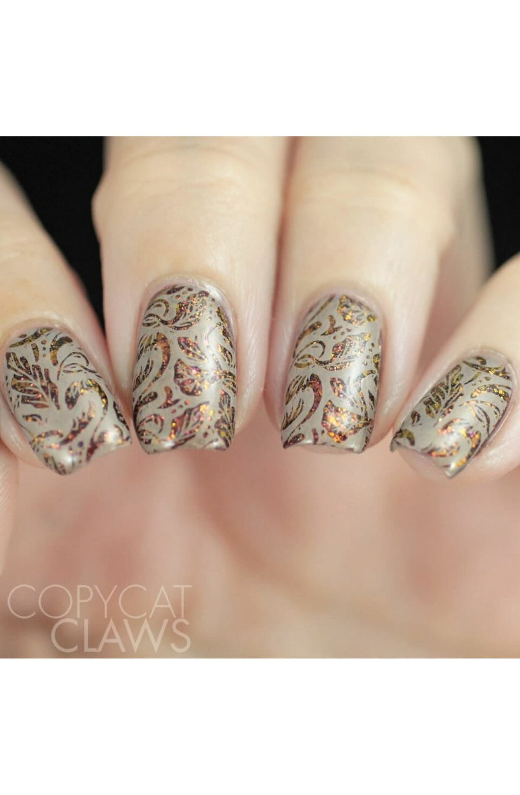 Lovely Leaves 2 - Uber Chic Stamping Plate