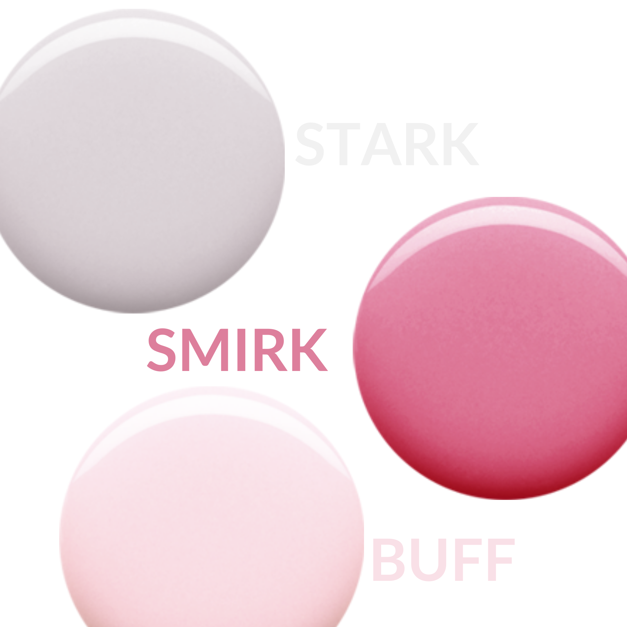 NEW Naked Bases FULL SIZE SET - Studio 7 Collection - Set of 3 - Buff, Smirk & Stark -  Luxio Secondary image