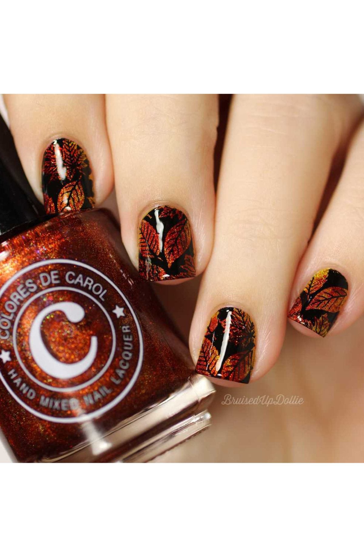 Lovely Leaves 2 - Uber Chic Stamping Plate