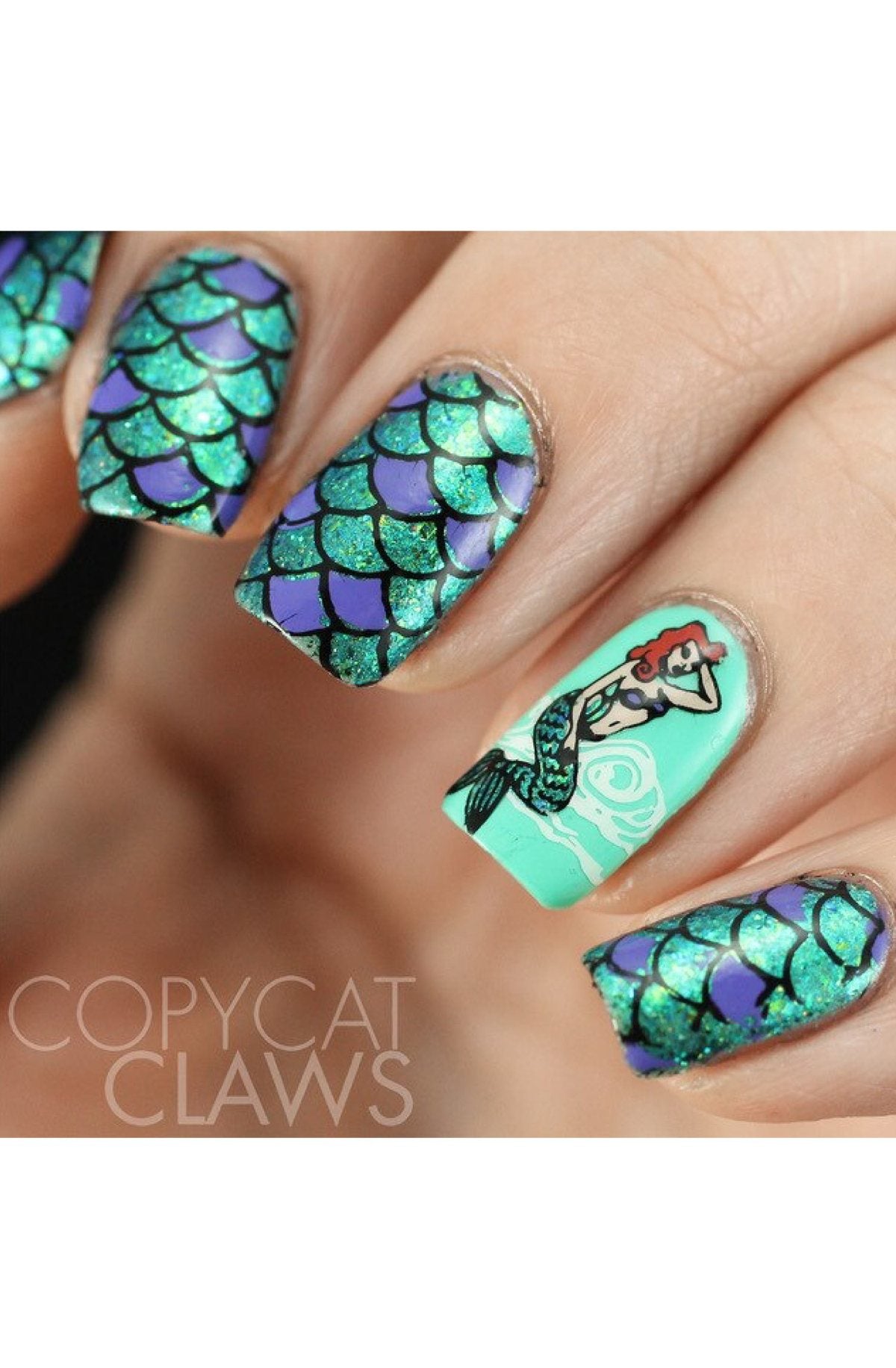 Mermaid Life 1 - Uber Chic Stamping Plate