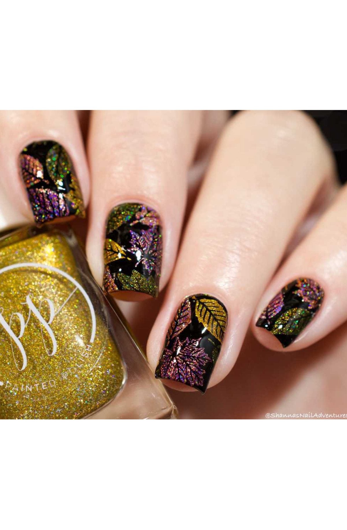 Lovely Leaves 2 - Uber Chic Stamping Plate