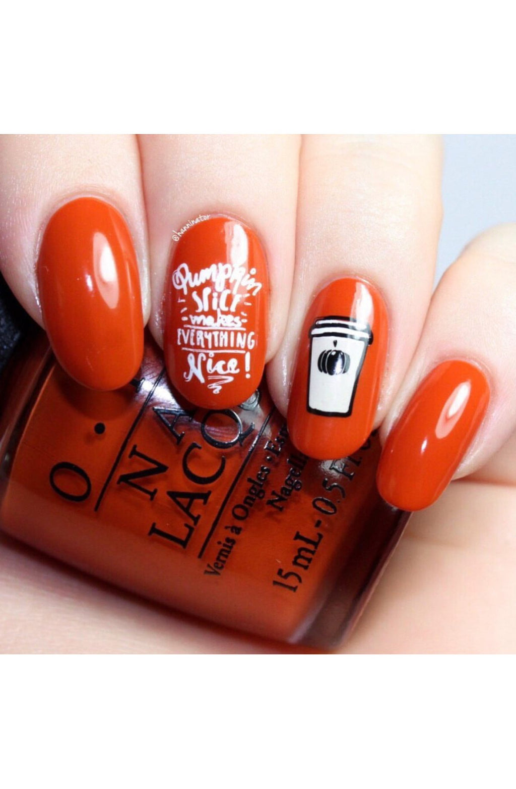Hello Fall & Pumpkin Spice - Uber Chic Mini Stamping Plate