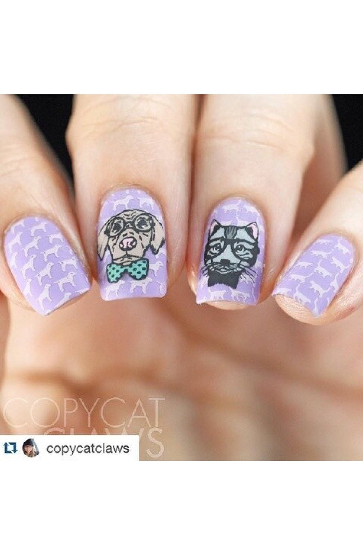 Furry Best Friends - Uber Chic Stamping Plate Secondary image