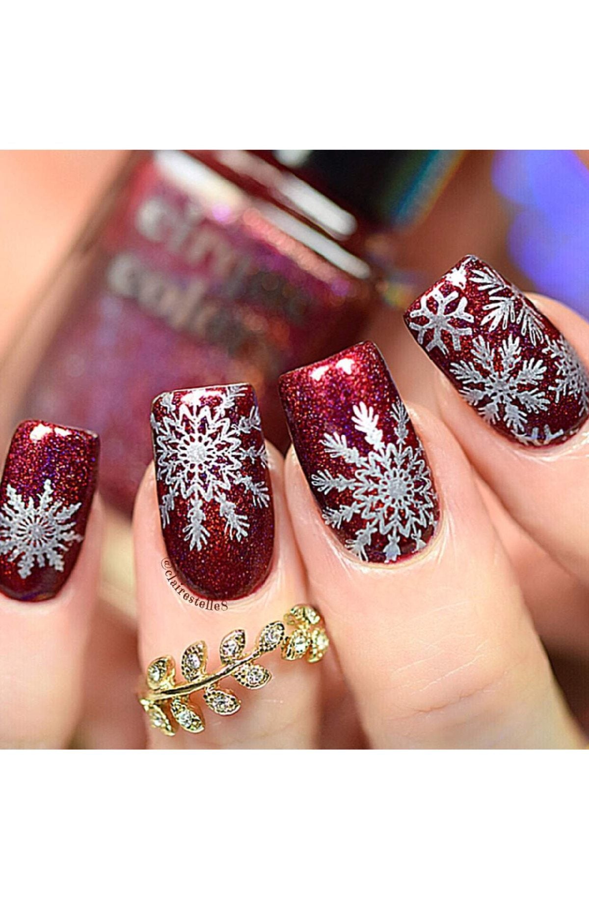 Holiday Spirit / Christmas 1 - Uber Chic Stamping Plate