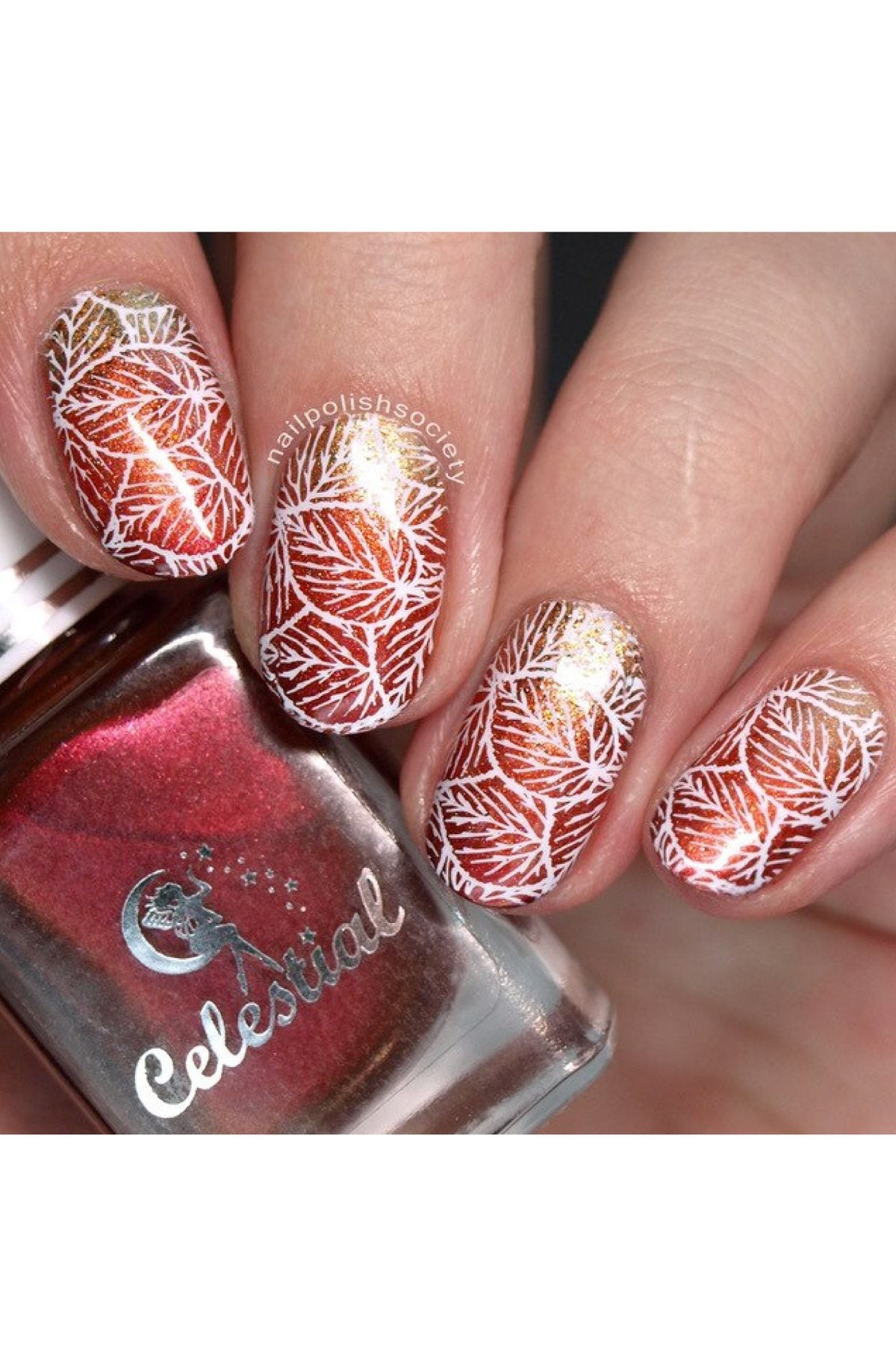 Lovely Leaves 1 - Uber Chic Stamping Plate