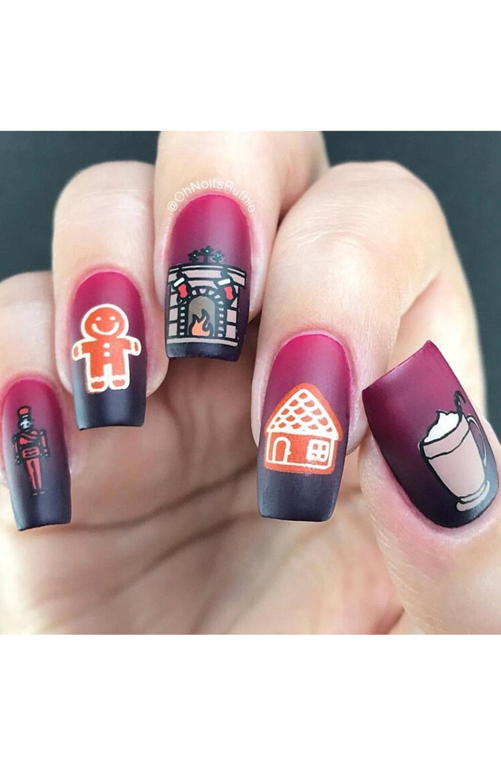 Happy Christmas - Uber Chic Stamping Plate
