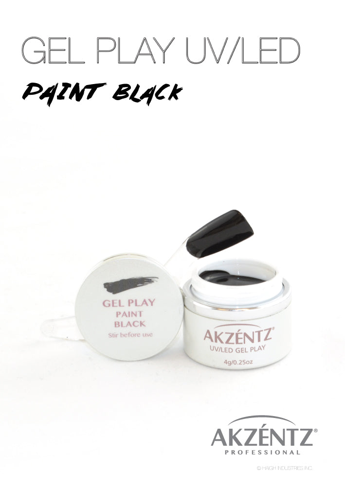 Paint Black - Akzentz Gel Play UV/LED Secondary image