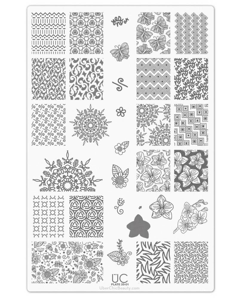 Collection 20 - Uber Chic Stamping Plates