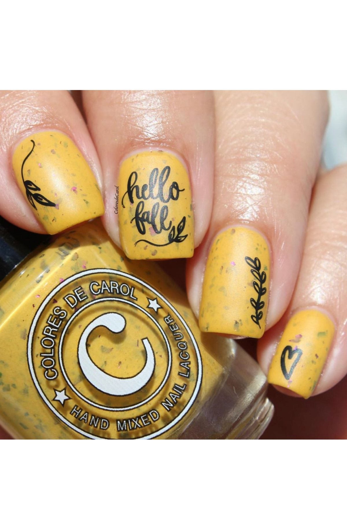 Hello Fall & Pumpkin Spice - Uber Chic Mini Stamping Plate