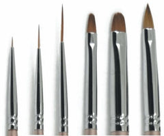 Gel Art Brush Set of 6 by Akzentz - LuvNailz