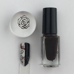 #23 Pure Cocoa Stamping Polish