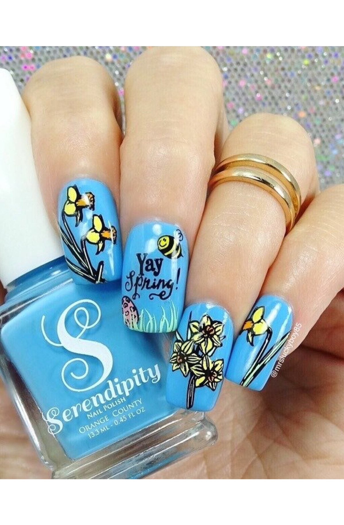 Yay Spring -  Uber Chic Stamping Plate Secondary image