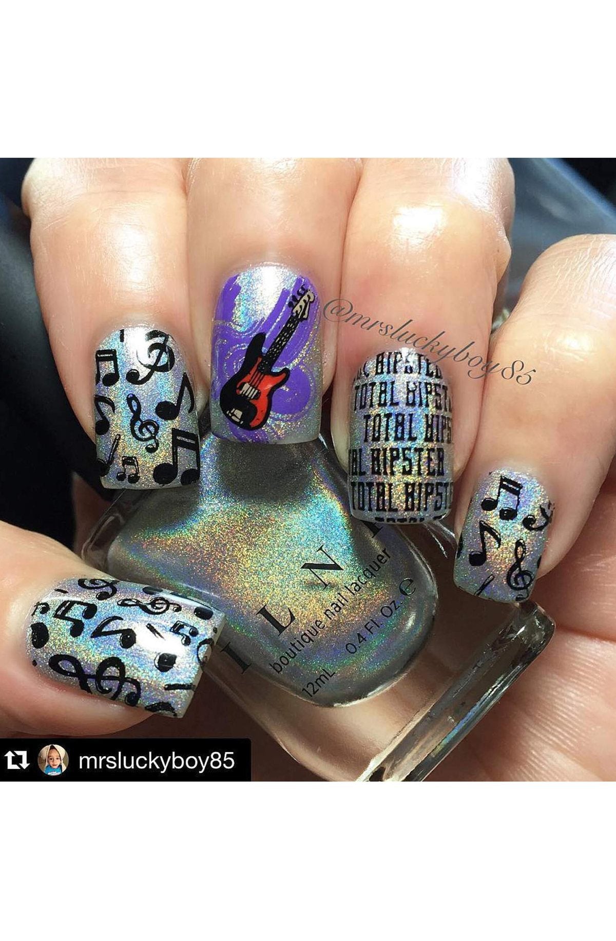 Hipster - Uber Chic Stamping Plate Secondary image
