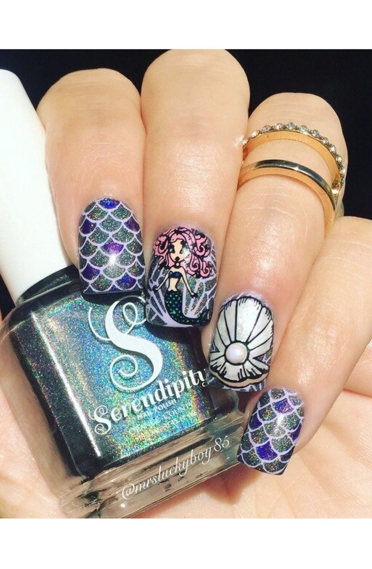 Mermaid Life 1 - Uber Chic Stamping Plate