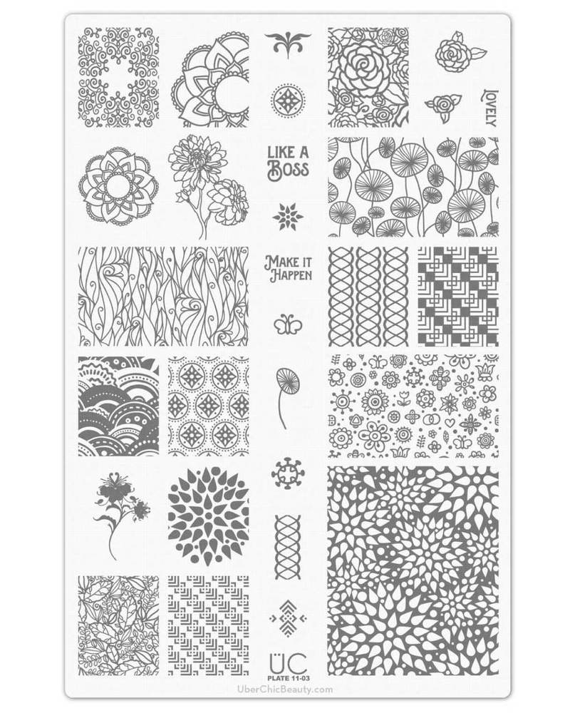 Collection 11 - Uber Chic Stamping Plates