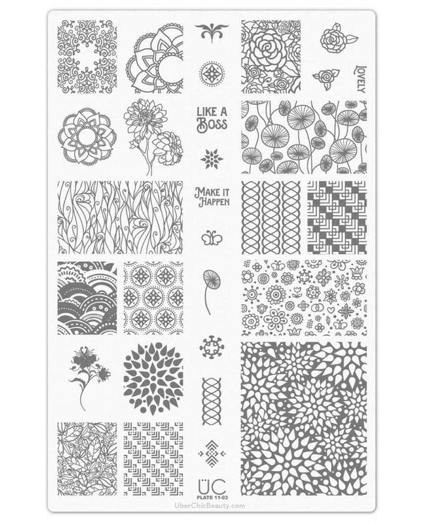Collection 11 - Uber Chic Stamping Plates