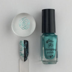 #37 Caribbean Dream Stamping Polish