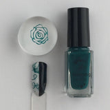 #39 Teal or no Deal Stamping Polish