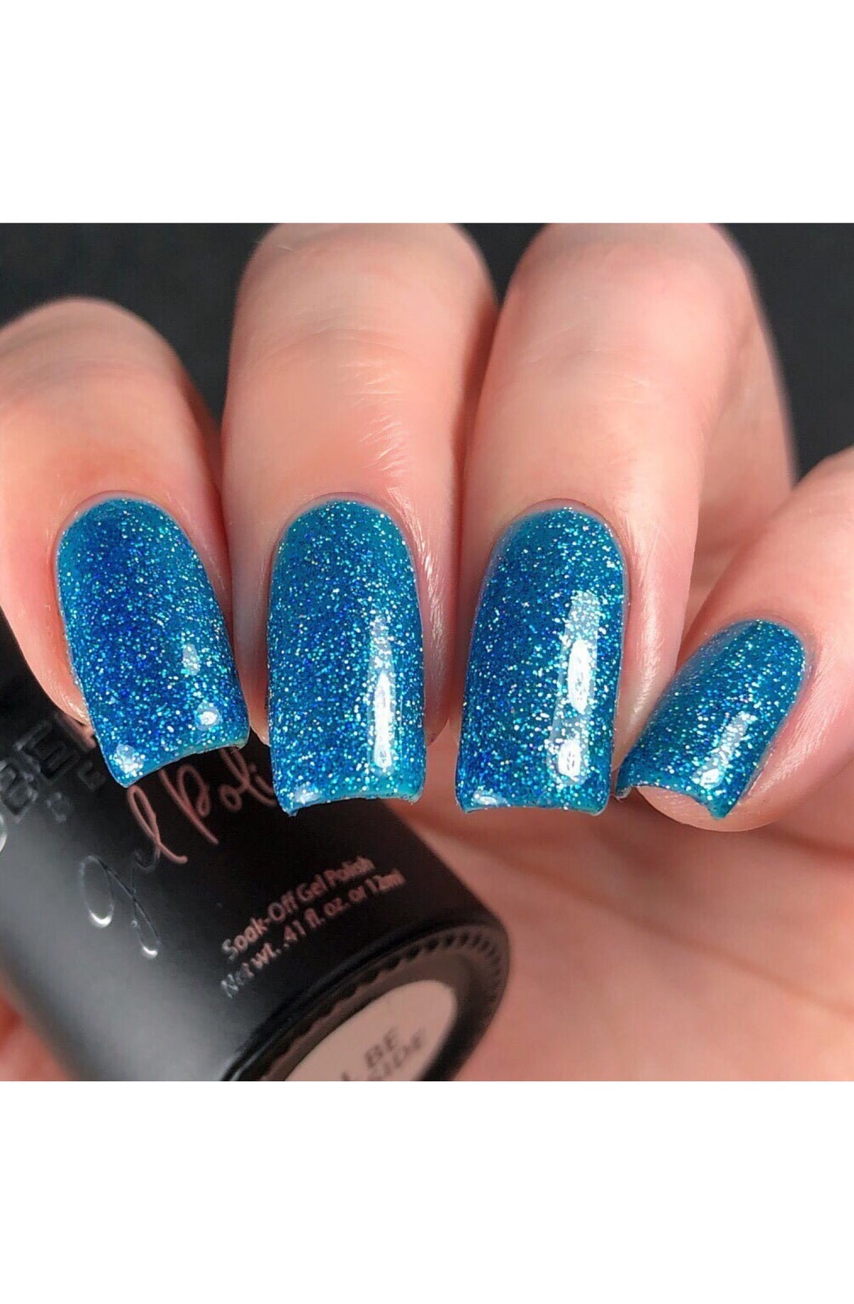 I'll Be Poolside - Glitter Gel Polish - Uber Chic 12ml