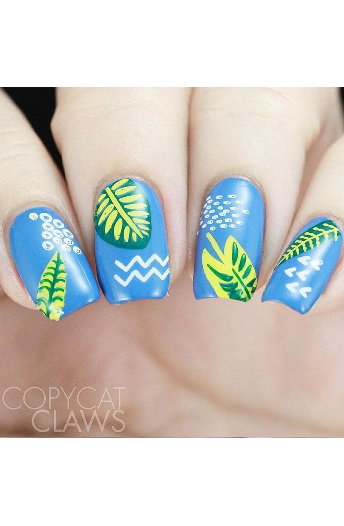 Modern Tropical - Uber Chic Mini Stamping Plate