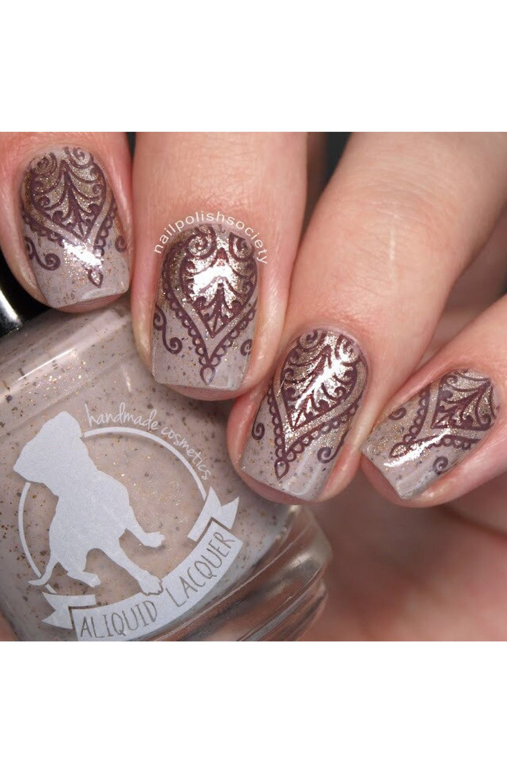 Mandala Love - Uber Chic Mini Stamping Plate