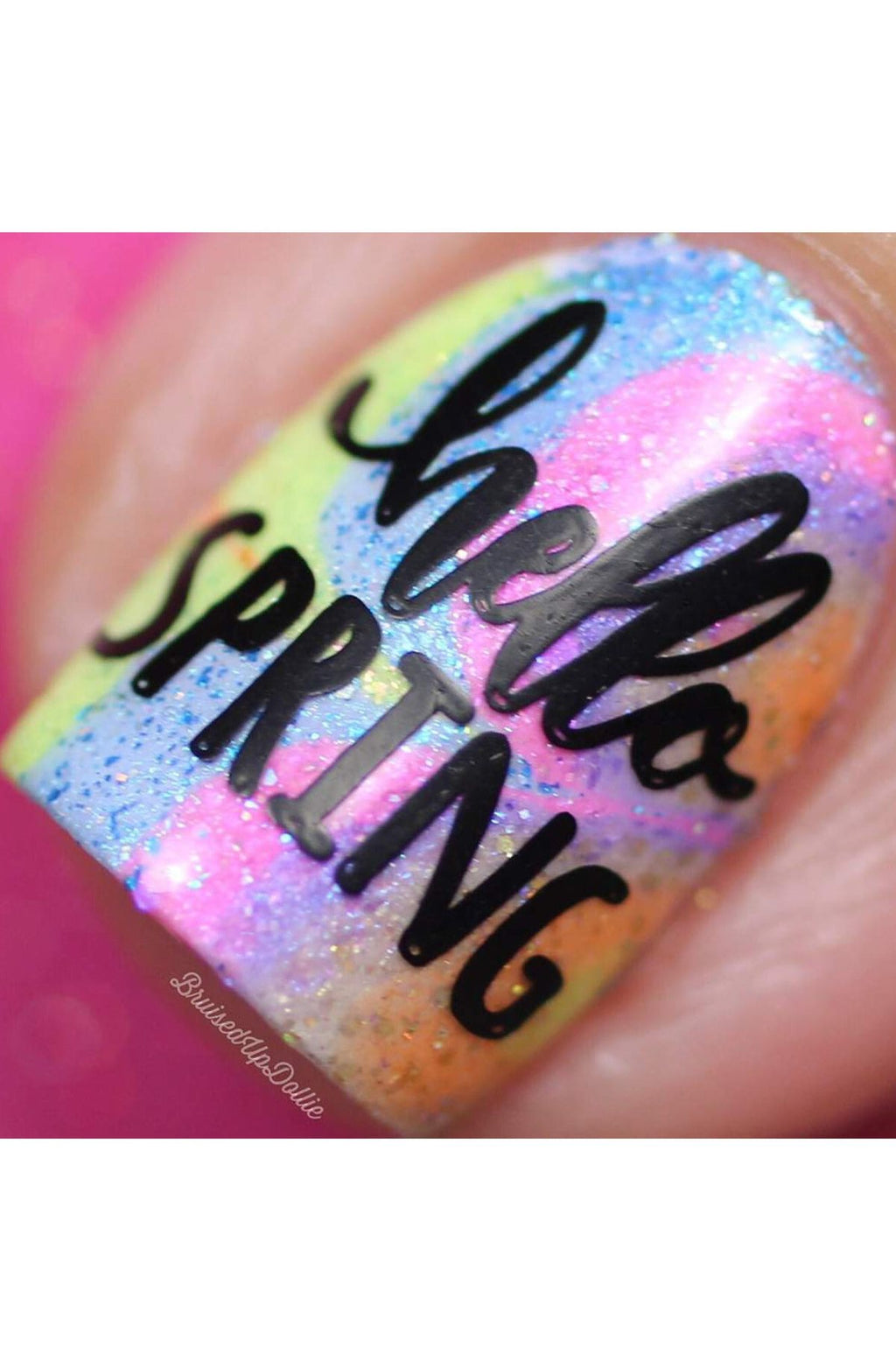 Welcome Spring - Uber Chic Stamping Plate