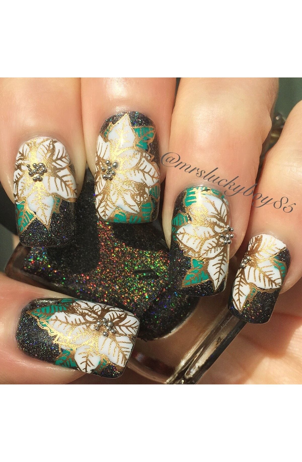 Holiday Spirit / Christmas 1 - Uber Chic Stamping Plate