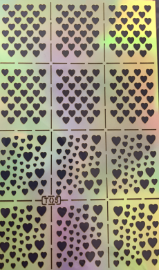 Hearts - Ghost Pattern