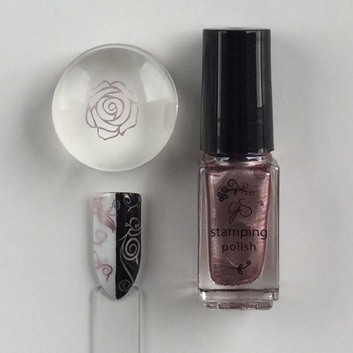 #41 Sweet Baby Rose Stamping Polish