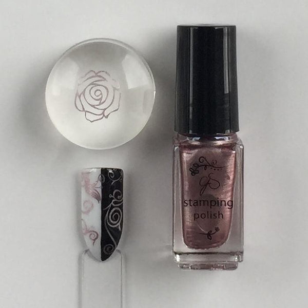 #41 Sweet Baby Rose Stamping Polish